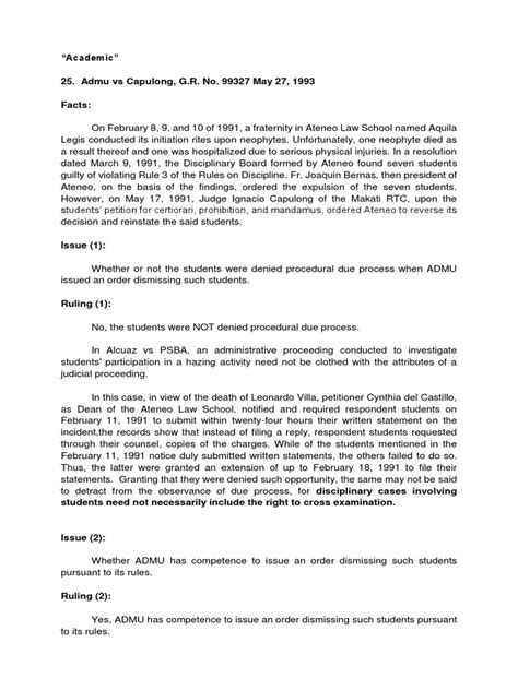 r/admu|G.R. No. 99327 .